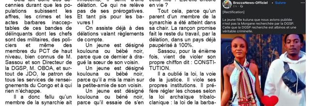CONGO : Phénomène kulunas et bébés noirs. Où était-il ?