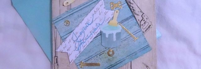 Carte anniversaire masculine .