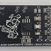 Sinclair ZX81 Composite Video / Back Porch Generator Mod - Rude Dog Retros