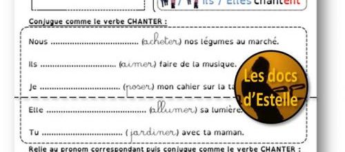 Conjuguer des verbes du 1er groupe au présent de l'indicatif (exercices)