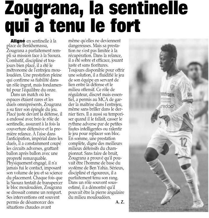 Mardi 27.5.2025 à Béchar Stade du 
