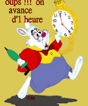 Bientot le changement d'heure