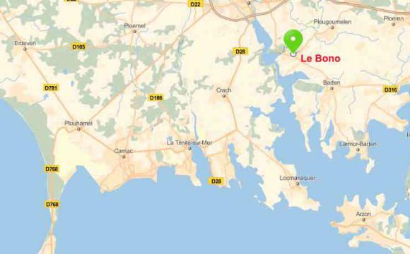 Le petit port du Bono, près de Carnac.