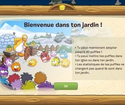 Un jardin pour puffle?