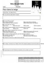 Les incorruptibles - Prix 2021 - Sélection CM2/6ème - Peur dans la neige