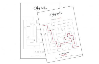 Laby-mots - CE1 et Cycle 3