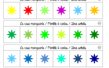 Discrimination visuelle : la case manquante