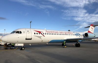 Le Fokker 100 a atterri pour la dernière fois  à Vienne