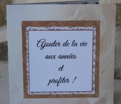 Scrap / Carte anniversaire arbre de vie
