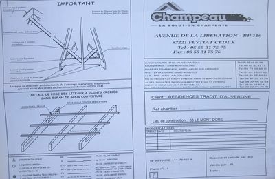 Plan montage de la charpente aménageable