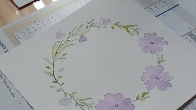 Aquarelle / Mes premières couronnes