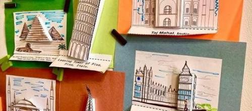 Idée art Pinterest : monuments du Monde