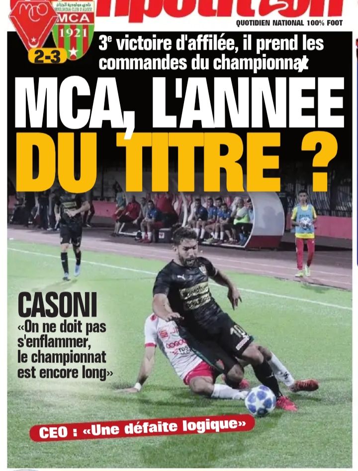 Dimanche 15.9.2019 à Oran Stade 