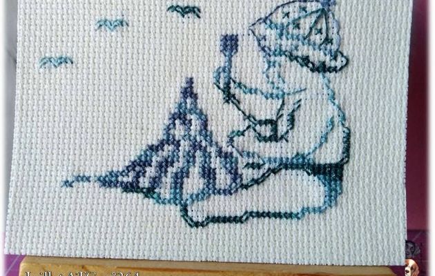 ATC Monochrome *7/12 avec ma Cricri