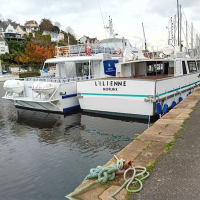  embarquement  au port de Morlaix 