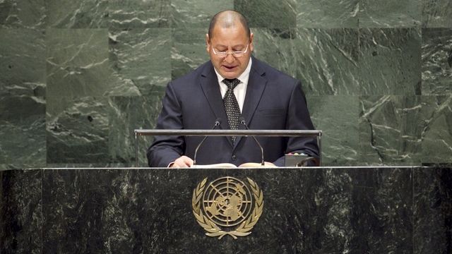Le roi qu'on ne conaît pas: le roi du Tonga à l'Onu