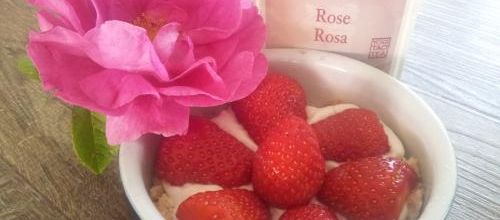 Tartelettes crues à la rose 