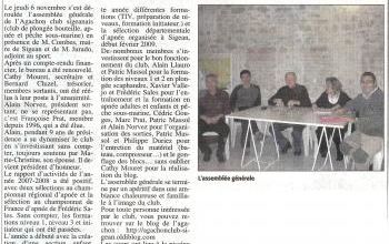 ARTICLE INDEPENDANT DU 22 NOVEMBRE 2008