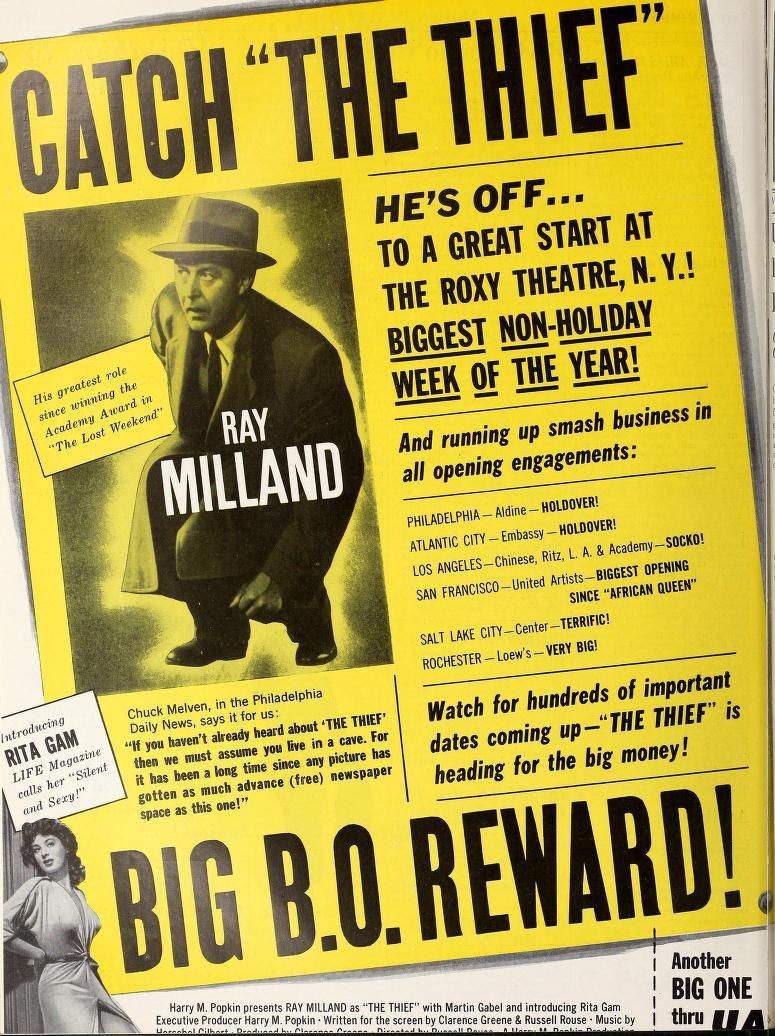 THE THIEF BOX OFFICE USA 1952