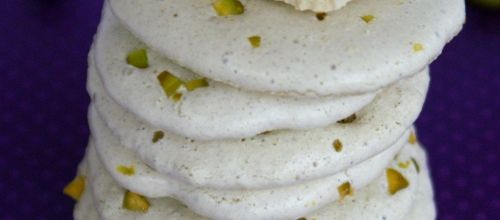 Palets meringués à la pistache