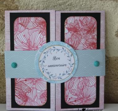 Scrap / Carte anniversaire pop up