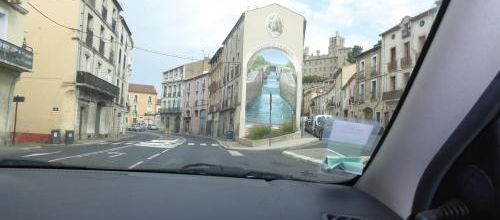 Béziers, les neuf écluses de Fonseranes et le canal du midi