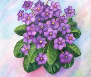 Un petit bouquet de violettes...