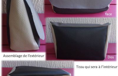 Besace simili cuir "nouveau projet" 1