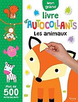 Mon grand livre d'autocollants - Les animaux