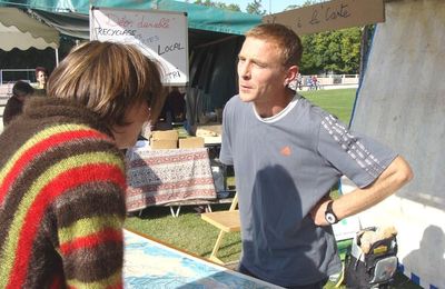Les commerçants bio à la fête de la MJC..