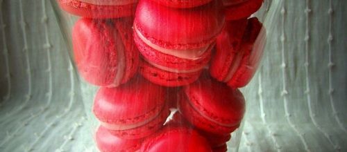 Macarons framboises & chocolat blanc