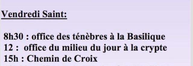 Semaine Sainte