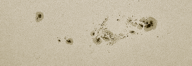 Le spectaculaire groupe de tache AR 4197