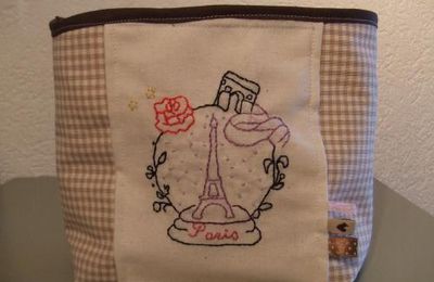 Poubelle à fils parisienne.