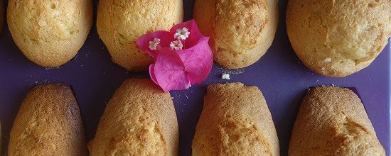 Madeleines sans protéines de lait de vache (PLV) à la fleur d'oranger