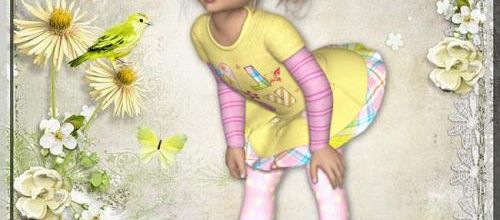  Elle aime les oiseaux...