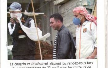 APRÈS LA MORT DE DEUX JEUNES TAILLEURS DE PIERRES ATTEINTS DE SILICOSE
