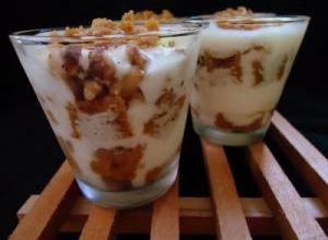 Tiramisu aux noix et au pain d'épices