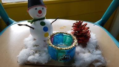 Noël 2019: le centre de table