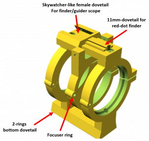 Bracket system for Canon 200 f:2.8 LII telephoto lens