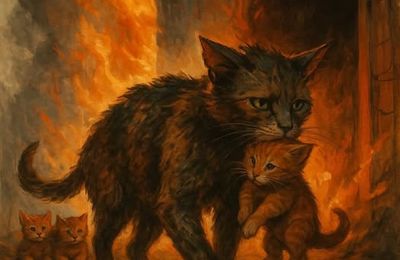 C'était juste un chat errant...