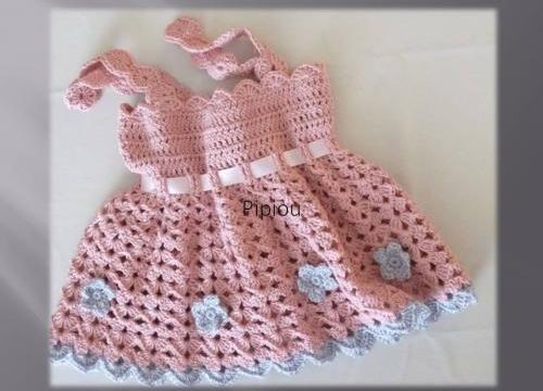 Ensemble robe coquille fillette 