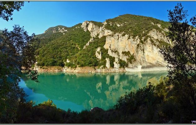 A l'entrée du Congost (gorge) de Mont-Rebei - Aragon/Catalogne - Espagne