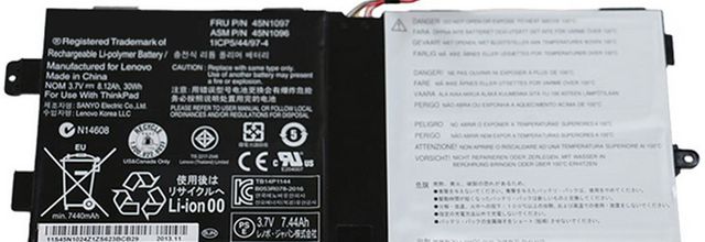 Batteria per Lenovo IBM ThinkPad Tablet 2 10.1" - 45N1097 (8120mAh/30WH) batteria di ricambio