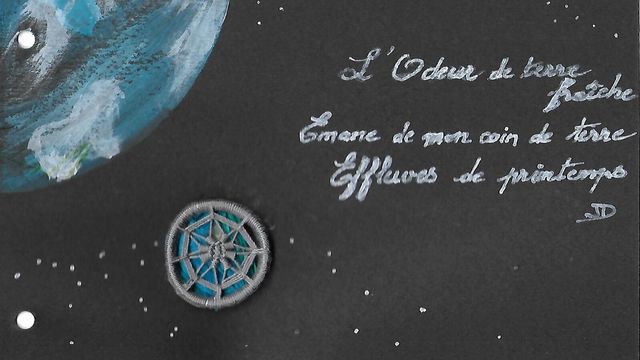 Bouton pour janvier : la Terre