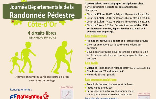 "Journée Départementale de la Randonnée Pédestre"