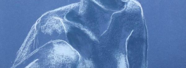 Un coup d'œil dans le rétro - Bleu et blanc