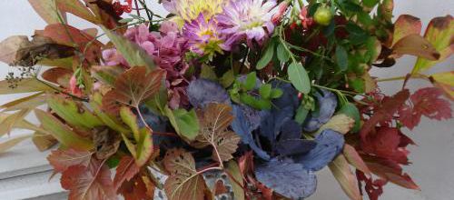 feuillages d'automne en bouquet
