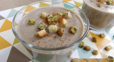 Velouté de champignons au mascarpone