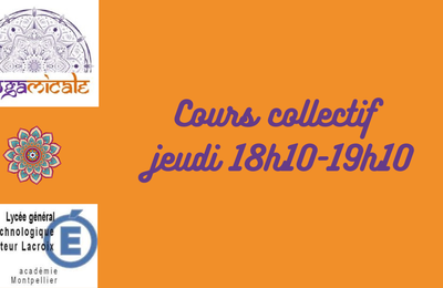 Yoga au lycée du Dr Lacroix